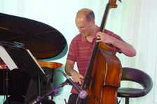 Tom Hill, Watermill Jazz Club, Dorking, Surrey, 25 June 2019. Creator: Brian O'Connor