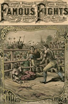Tom Spring's second fight with Jack Langan 1824 (late 19th or early 20th century)