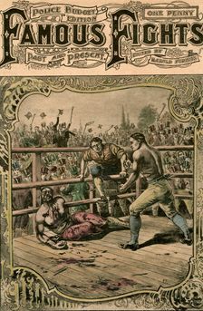 Tom Spring's second fight with Jack Langan 1824 (late 19th or early 20th century)