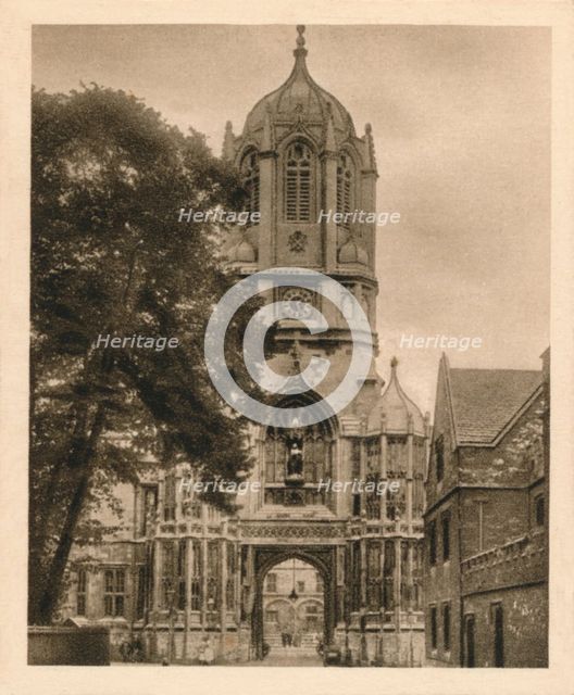 'Tom Tower, Christchurch College', 1923. Artist: Unknown.
