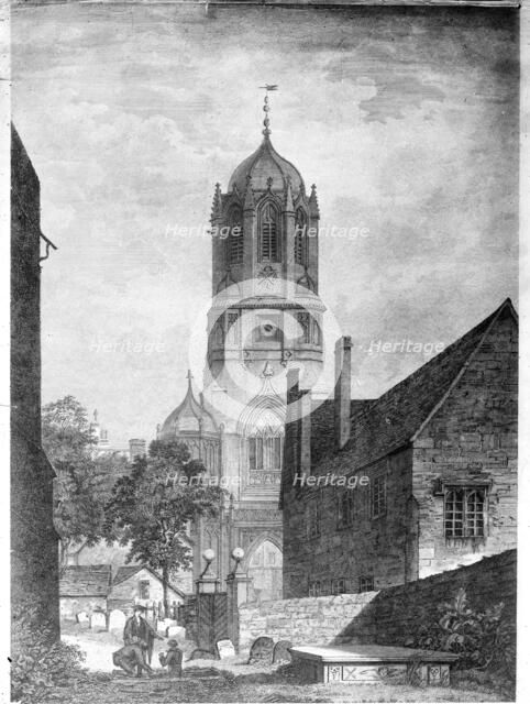 Tom Tower, Tom Quad, Christ Church College, Oxford, Oxfordshire. Artist: Unknown