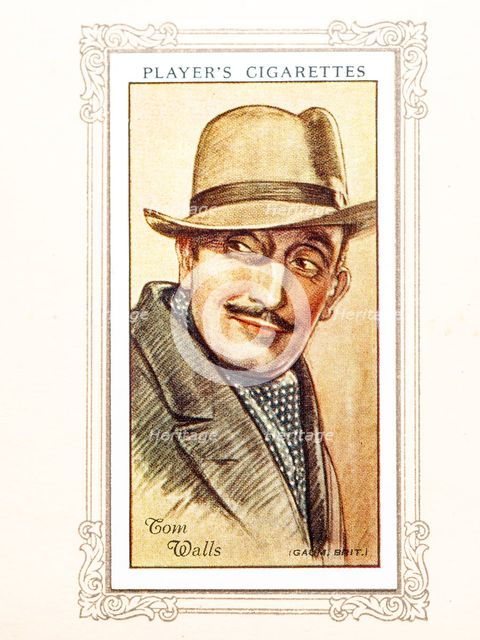 Tom Walls Collectables Picture of movie stars that came with the Players cigarette packet, 1934.  Creator: Unknown.