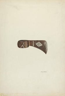 Tomahawk, c. 1939. Creator: George E. Rhone