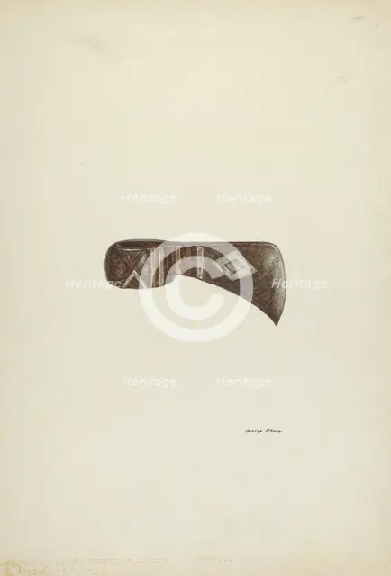 Tomahawk, c. 1939. Creator: George E. Rhone.