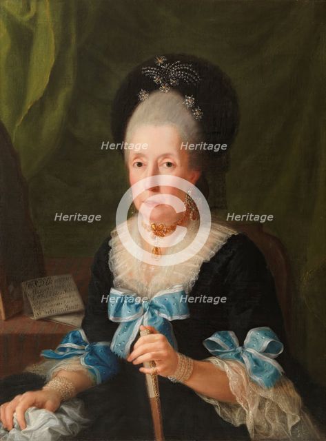 Tomasa de Aliaga, widow of Manuel Pablo Salcedo, c1787. Creator: Antonio Carnicero.