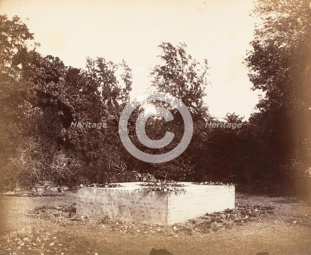 Tomb, Barrackpore, 1861. Creator: Unknown.