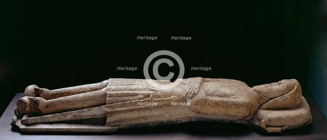 Tomb Effigy of a Recumbent Knight, c.between 1350 and 1375. Creator: Unknown.