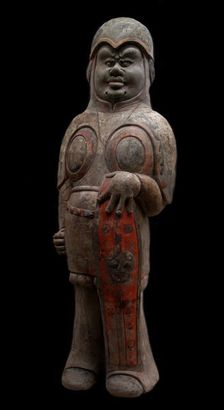Tomb Guardian. Tomb of Lou Rui, 570. Creator: Chinese Master