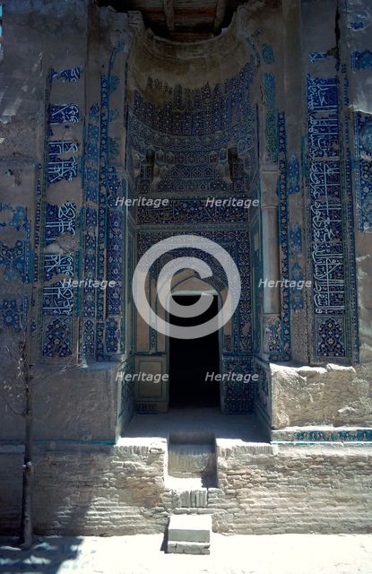 Tomb in the Sha-I-Zindeh Mausoleum, 14th century. Artist: Unknown