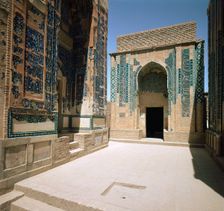 Tomb in the Shah-I Zindeh mausoleum complex, 14th century