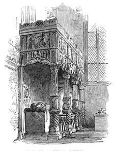 Tomb in Arundel Church, Sussex, 1872. Creator: Unknown