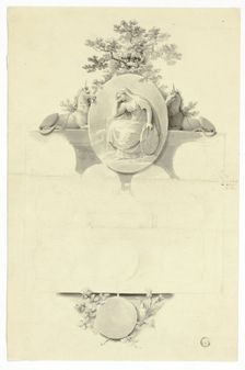 Tomb Monument and Detail, c. 1790. Creator: John Bacon I