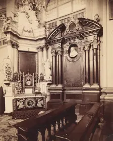 Tomb monument of Teodora Krystyna Sapieha, née Tarnowska, St. Michael's Church, Vilnius, 1870-1885. Creator: Jozef Czechowicz