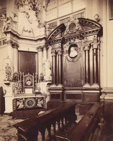 Tomb monument of Teodora Krystyna Sapieha, née Tarnowska, St. Michael's Church, Vilnius, 1870-1885. Creator: Jozef Czechowicz