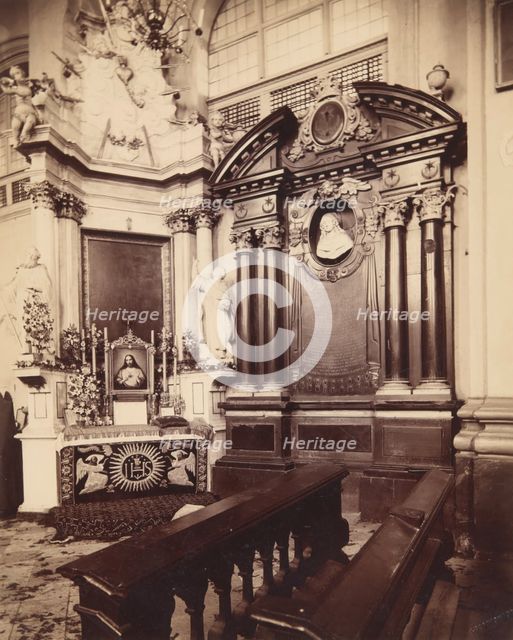 Tomb monument of Teodora Krystyna Sapieha, née Tarnowska, St. Michael's Church, Vilnius, 1870-1885.  Creator: Jozef Czechowicz.