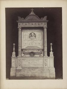 Tomb monument of Adam Columna, after 1868, (1875-1885). Creator: Unknown