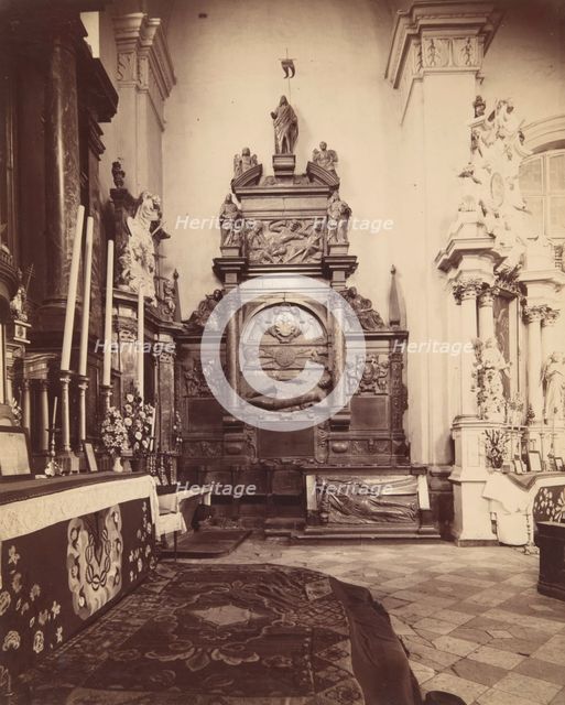 Tomb monument of Lew Sapieha, St. Michael's Church, Vilnius, 1870-1885.  Creator: Jozef Czechowicz.