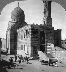 Tomb Mosque of Sultan Kait Bey, Cairo, Egypt 1905.Artist: Underwood & Underwood
