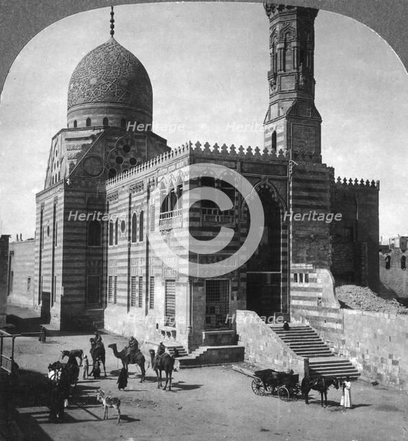 'Tomb Mosque of Sultan Kait Bey, Cairo, Egypt', 1905.Artist: Underwood & Underwood