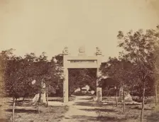Tomb Near Palichian, the Scene of the Commencement of the Attack on September 21, 1860. Creator: Felice Beato