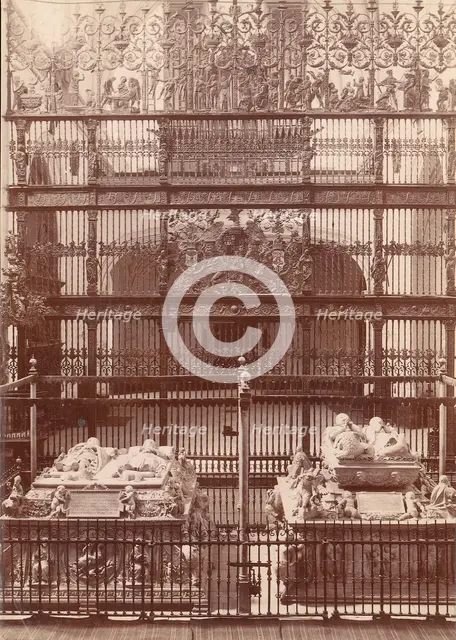 Tomb of the Catholic Kings, Granada, 1880s-90s. Creator: Unknown.