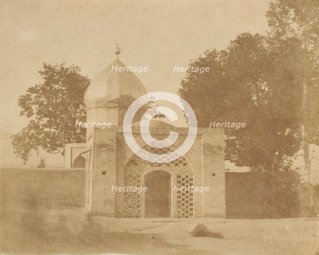 Tomb of the Khan of Khiva at Teheran, 1859. Creator: Luigi Pesce.