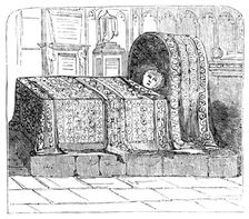 Tomb of the Infant Daughter of James I, in Westminster Abbey, 1857. Creator: Unknown