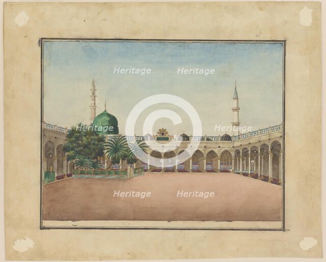 Tomb of the Prophet at Medina, 19th century. Creator: Unknown.