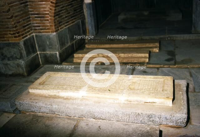 Tomb of Timur (Tamburlaine), Mausoleum of Gur-e-Amir (built 1404), Samarkand, c20th century. Artists: CM Dixon, Unknown.
