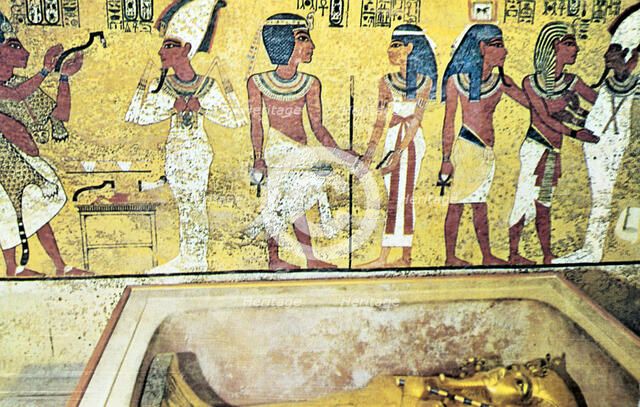Tomb of Tutankhamun, Ancient Egyptian, 18th Dynasty, c1325 BC. Artist: Unknown