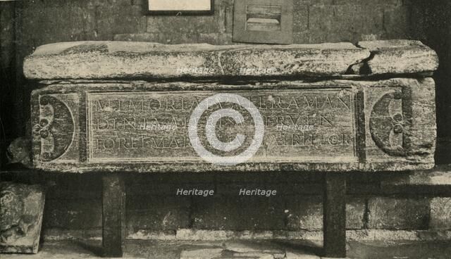 'Tomb of Valerius Amandinus (A Roman General)', 1908. Artist: Unknown.