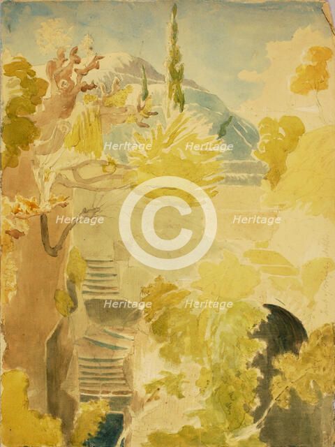 Tomb of Virgil, Naples, n.d. Creator: Miner Kilbourne Kellogg.