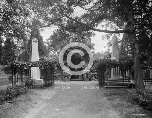 Tomb of Washington at Mt. Vernon, c.between 1910 and 1920. Creator: Unknown.