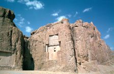 Tomb of Xerxes I, Naqsh-i-Rustam, Iran. Creator: Vivienne Sharp