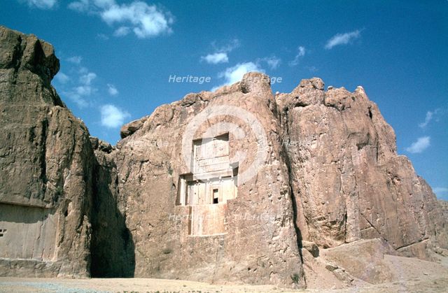 Tomb of Xerxes I, Naqsh-i-Rustam, Iran. Creator: Vivienne Sharp.