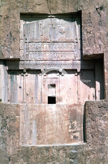 Tomb of Xerxes I, Naqsh-i-Rustam, Iran. Creator: Vivienne Sharp.