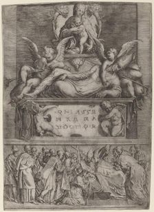 Tomb of a Bishop, 1540s. Creator: Battista del Moro