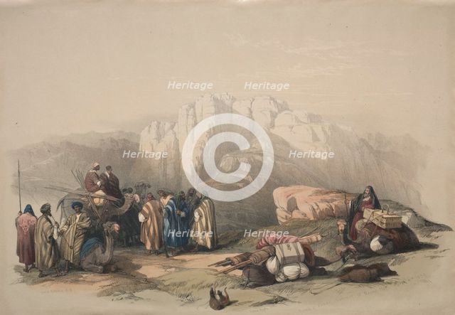 Tomb of Aaron, Summit of Mount Horeb, 1839. Creator: David Roberts (British, 1796-1864).
