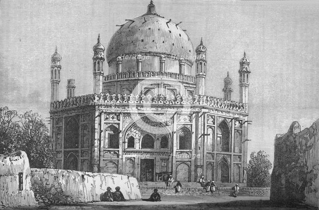 'Tomb of Ahmed Shah, Adjoining the Citadel, Candahar', c1880. Artist: Unknown.
