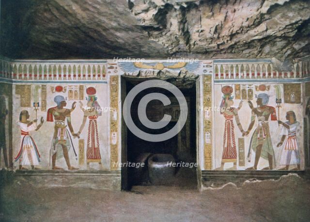 Tomb of Amun-her-khepeshef, son of Rameses II, Thebes, Egypt, 20th century. Artist: Unknown