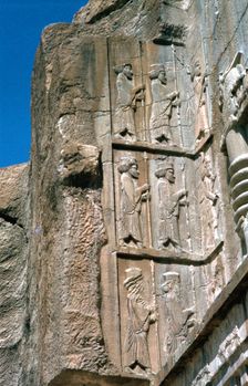 Tomb of Artaxerxes II, Persepolis, Iran Creator: Vivienne Sharp