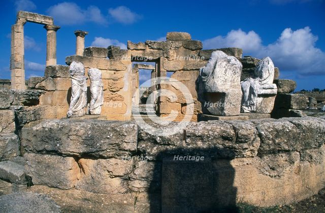 Tomb of Battus, Agora, Cyrene, Libya, c600 BC. Creator: Vivienne Sharp.