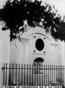 Tomb of Capdevila in Santiago de Cuba, (1871), 1920s