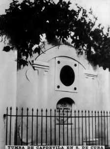 Tomb of Capdevila in Santiago de Cuba, (1871), 1920s