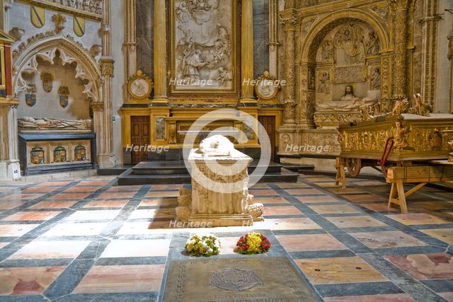 Tomb of Cardinal Alvarez de Albornoz, Toledo Cathedral, Spain, 2007. Creator: Samuel Magal.