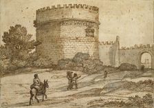 Tomb of Cecilia Metella, 1669. Artist: Claude Lorrain