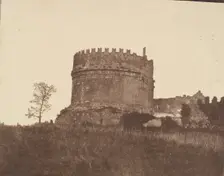 Tomb of Cecilia Metella, Rome, 1850s. Creator: Unknown