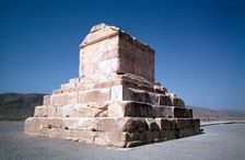Tomb of Cyrus the Great, Pasargadae, Iran. Creator: Vivienne Sharp