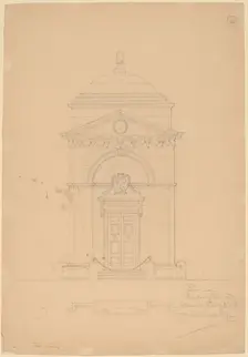 Tomb of Dante, Ravenna, c. 1898. Creator: John Russell Pope