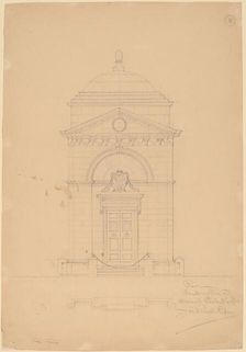 Tomb of Dante, Ravenna, c. 1898. Creator: John Russell Pope